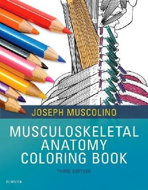 【预订】musculoskeletal anatomy coloring boo.