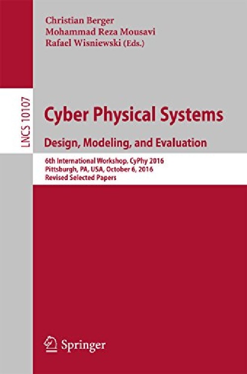 【预订】cyber physical systems. design, mode.