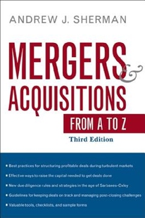 【预订】Mergers and Acquisitions from A to Z...