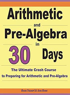 【预售】Arithmetic and Pre-Algebra in 30 Day...