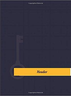 【预售】Header Work Log: Work Journal, Work ...