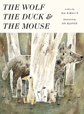 现货英文原版 狼，鸭子和老鼠 Mac Barnett, Jon Klassen 精装 凯迪克奖绘本 The Wolf, the Duck, and the Mouse