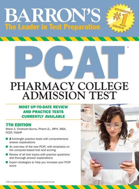 预订 英文原版 巴朗PCAT考试指南 第7版 药学院入学考试 Barron's PCAT, 7th Edition: Pharmacy College Admission Test