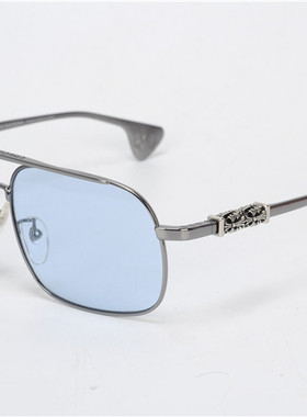 墨镜欧美金属方框复古风太阳镜