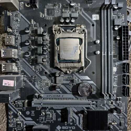 议价SOYO H510M-F主板 件 成色还可以 可维修