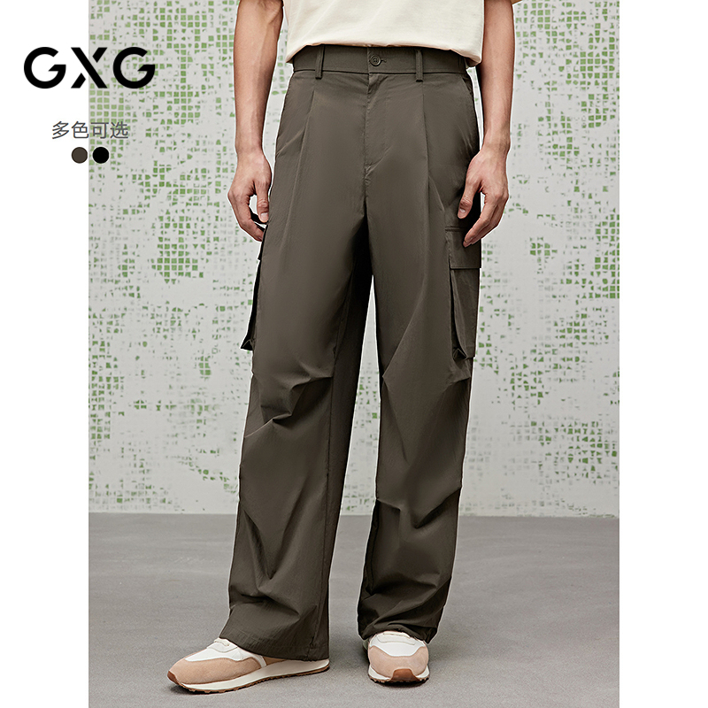 [商场同款]GXG男装 工装裤户外伞兵裤休闲裤25夏新品G25X022061