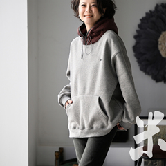 包邮R71010 韩版洋气百搭加绒宽松撞色抽绳连帽卫衣女2026冬