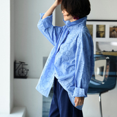 女 C11600 米兰宣言 中长款 镂空刺绣衬衫 文艺通勤纯棉宽松大版 长袖