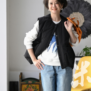 包邮 骏马印花短款 特 文艺休闲简约圆领长袖 卫衣女2026春 R16208