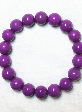 香芋紫色水晶时尚风礼物单圈手串