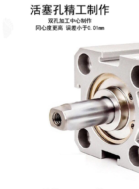 薄型气缸小方型SDA63X5X10X15X20X25X30X40X50X75XX80X100-S带磁