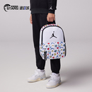 JORDAN耐克双肩包飞人星钻背包涂鸦电脑包旅行包学生书包背包包包