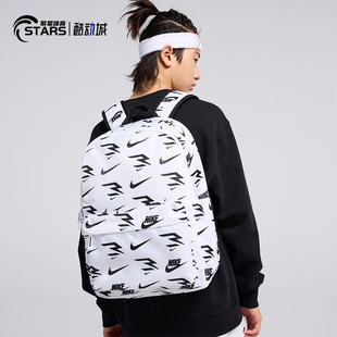 NIKE耐克双肩包满印学生书包大容量运动休闲包背包 3brand系列