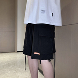 @港风工装短裤男2025夏季薄款速干五分裤直筒裤DK011-P30，男装牛仔裤，星座223（原229-2）