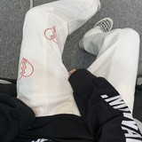 @港风高街潮牌白色牛仔裤男夏季宽松直筒阔腿休闲长裤NZ176-P45，男装牛仔裤，星座223（原229-2）