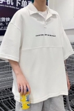 @港风翻领polo衫短袖T恤男潮牌夏季潮流简约DT25-P40，男装T恤，星座223（原229-2）