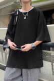 @港风百褶冰丝ins男气质潮标准城市风貌T恤DT15-P28，男装T恤，星座223（原229-2）