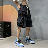 @港风M-5XL日系工装短裤男潮大码宽松多口袋速干五分裤DK059-P40，男装牛仔裤，星座223（原229-2）