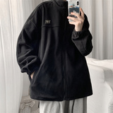秋冬摇粒绒夹克男开衫卫衣加大码外套JK280/P65，男装夹克，星座223（原229-2）