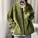 秋冬摇粒绒夹克男开衫卫衣加大码外套JK280/P65，男装夹克，星座223（原229-2）
