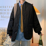 @港风内胆棉衣男工装菱格夹棉外套冬季薄款棉服MY9000-P72，男装棉衣，星座223（原229-2）