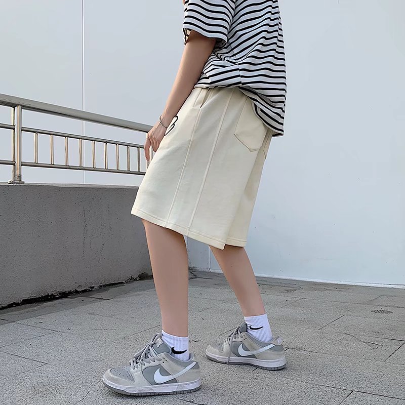 @港风针织短裤卫裤夏季运动五分裤潮DK018P30,男装牛仔裤,星座223（原229-2）
