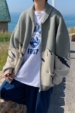 @港风秋冬韩版ins慵懒风针织衫开衫男宽松毛衣外套21M31-P55，男装针织衫/毛衣，星座223（原229-2）