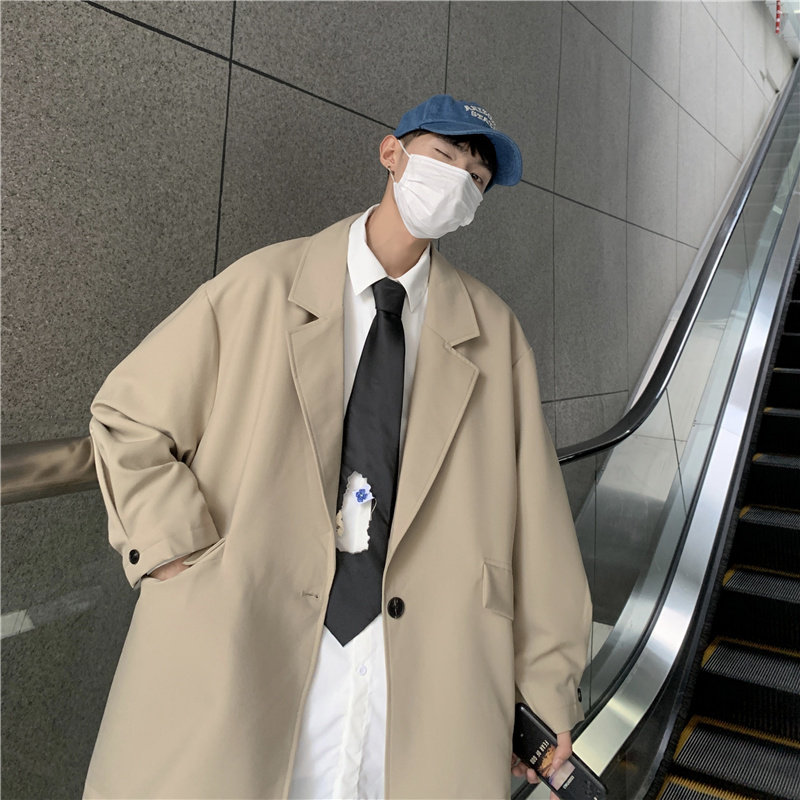 @港风2025新款休闲西装男秋季新款西服宽松百搭外套XF6514-P55,男装西服套装,星座223（原229-2）