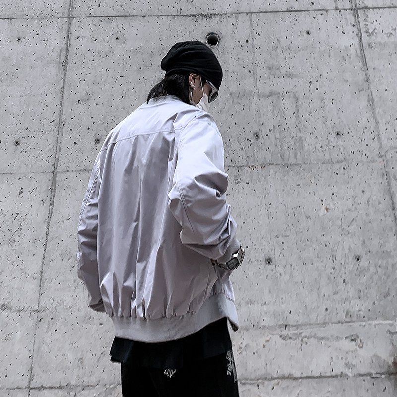 W08-P602023春季大码飞行服夹克男外套潮牌街头棒球服,男装夹克,星座223（原229-2）