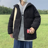 @港风冬季条绒灯芯绒棉衣男潮牌立领保暖棉服外套MY1090-P80，男装棉衣，星座223（原229-2）