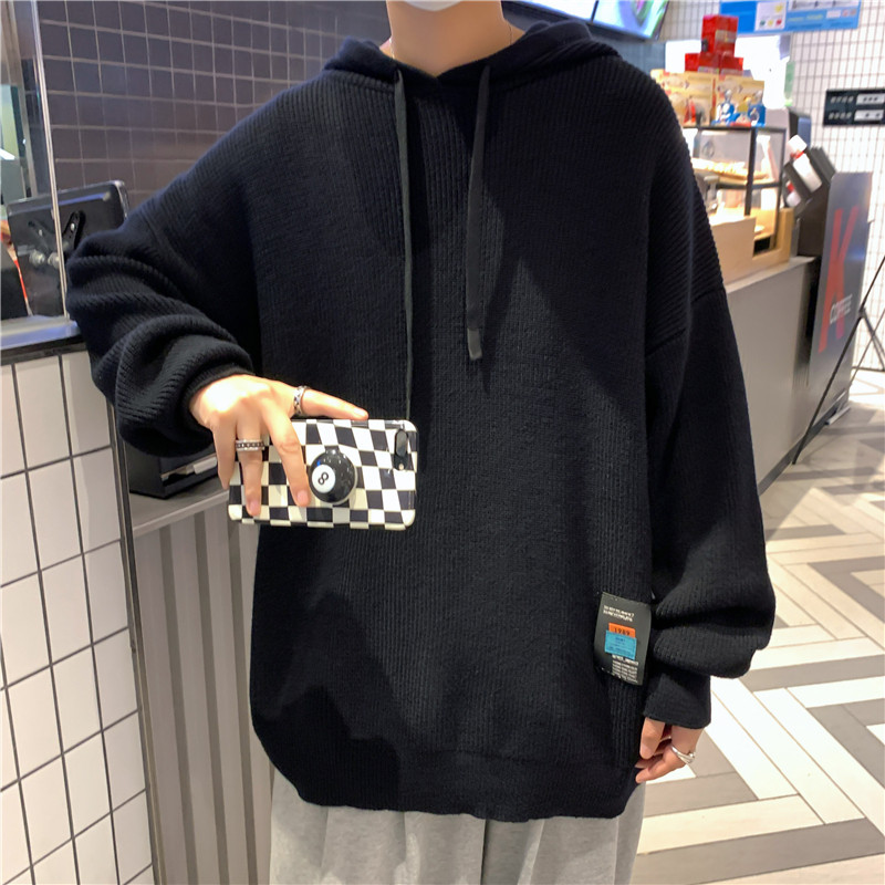 @港风连帽针织衫毛衣男秋冬慵懒风宽松线衣21M29-P50,男装针织衫/毛衣,星座223（原229-2）