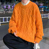 @港风秋冬季毛衣男宽松潮流男士针织衫韩版学生慵懒风21M04-P48，男装针织衫/毛衣，星座223（原229-2）