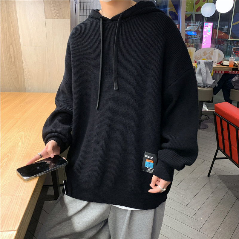 @港风连帽针织衫毛衣男秋冬慵懒风宽松线衣21M29-P50,男装针织衫/毛衣,星座223（原229-2）