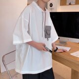 @港风2025夏季新款超火宽松大码ins潮流高街半袖上衣DT03-P30，男装T恤，星座223（原229-2）