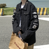 @港风加绒加厚工装牛仔夹克男秋冬外套JK308-P80，男装夹克，星座223（原229-2）