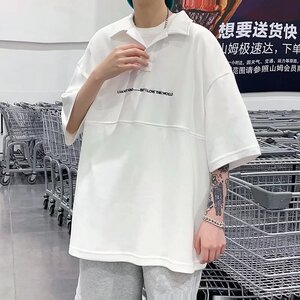 @港风 翻领polo衫短袖T恤男潮牌夏季潮流简约 DT25-P40图片