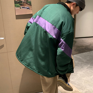 @港风  内里羊羔毛棉衣青少年男生立领面包服 MY9008-P85图片