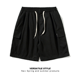 @日系大码工装休闲短裤男M-5XL宽松潮牌五分裤DK056-P35控58，男装牛仔裤，星座223（原229-2）