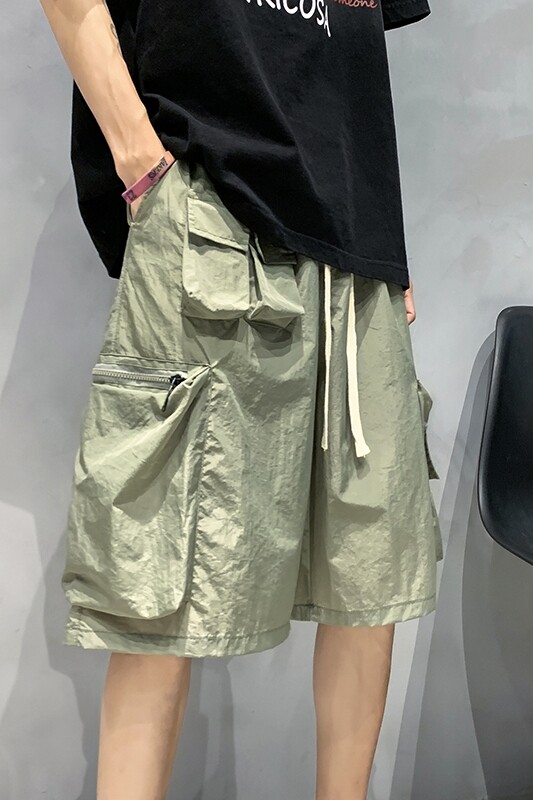@港风M-5XL日系工装短裤男大码宽松大口袋速干五分裤DK059-P40,男装牛仔裤,星座223（原229-2）