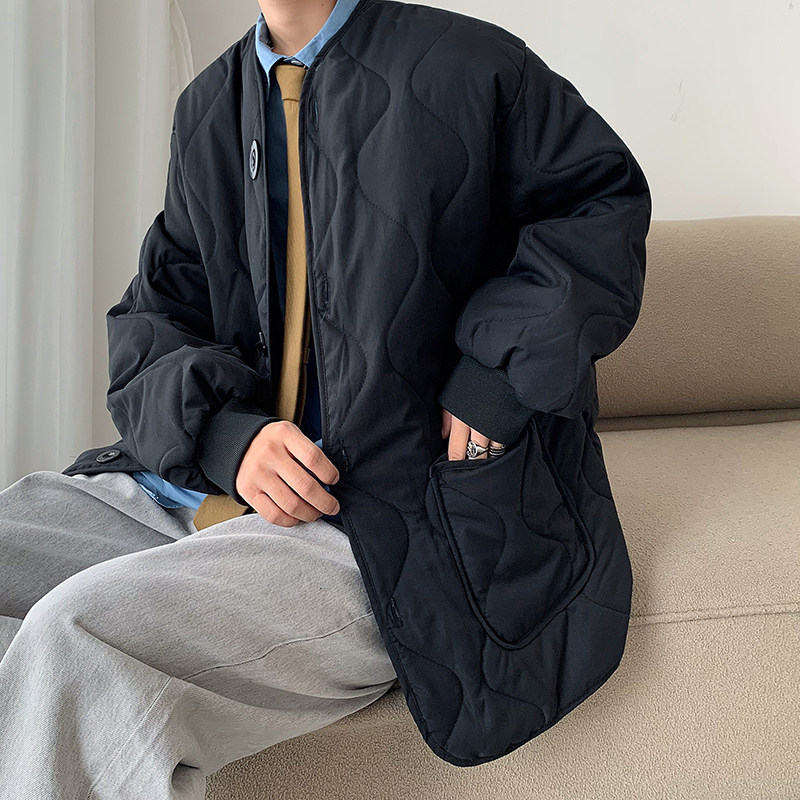 @港风内胆棉衣男工装菱格夹棉外套冬季薄款棉服MY9000-P72，男装棉衣，星座223（原229-2）