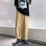 @港风夏季休闲工装裤男女潮流百搭宽松阔腿老爹裤NZ275-P45，男装工装外套，星座223（原229-2）