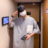 @港风男生短袖流行立体口袋夏季体恤衫大码宽松DT03-P30，男装T恤，星座223（原229-2）