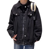 @港风工装牛仔夹克男小熊刺绣外套M-5XL，JK305-65，男装夹克，星座223（原229-2）