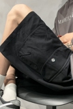 @港风M-5XL宽松直筒五分裤男夏季新款大码棉短裤DK057-P35，男装牛仔裤，星座223（原229-2）