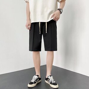 @港风 纯色运动短裤男韩版休闲五分裤卫裤薄款大裤衩DK039-P30图片
