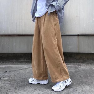 @港风 直筒宽松萝卜裤灯芯绒哈伦休闲裤阔腿裤 NZ220-P35图片