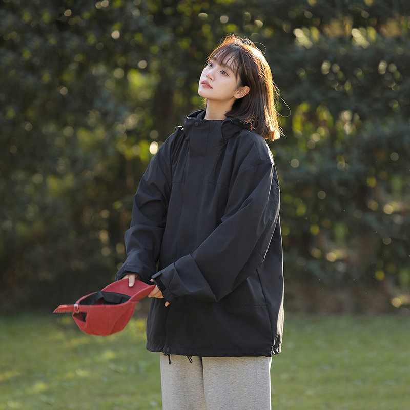 中性冲锋衣男女2025春户外森系夹克薄外套JK001-P55,男装夹克,星座223（原229-2）