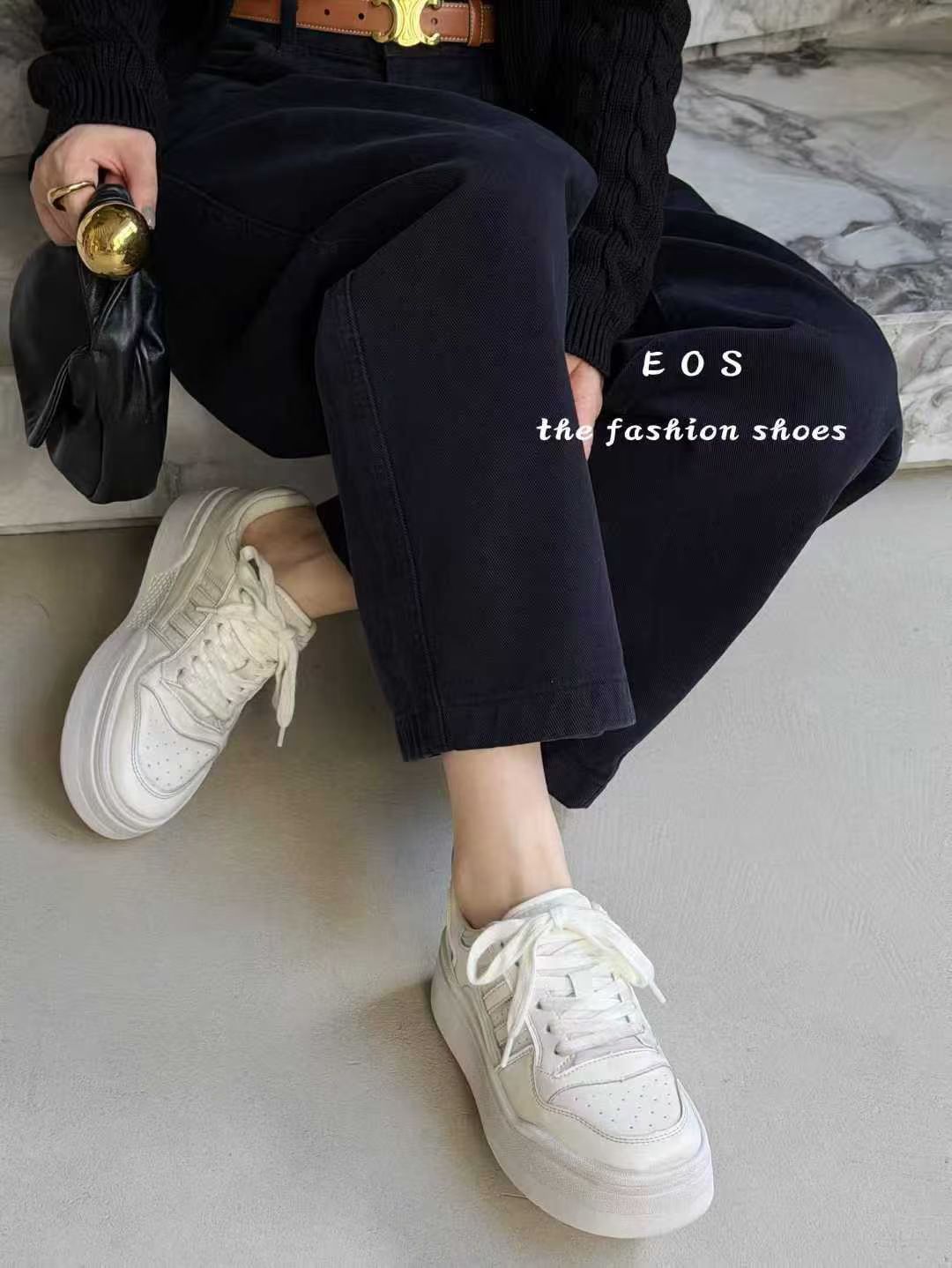 厚底德训鞋子女板鞋2025春夏季新款百搭休闲运动鞋女款小白鞋