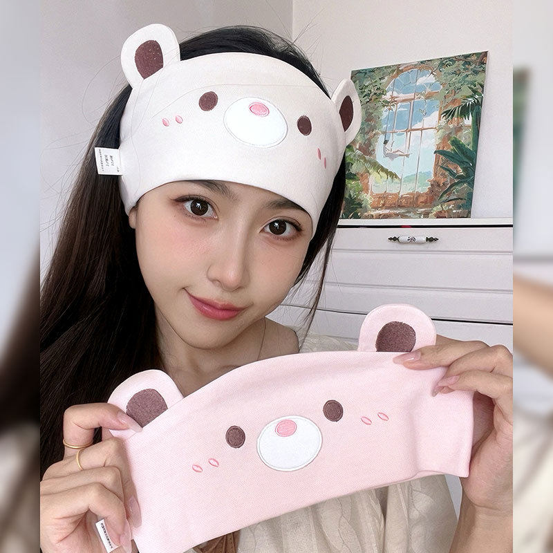 月子发带夏季薄款3月份防风头巾产妇产后春秋护额头带孕妇束发带