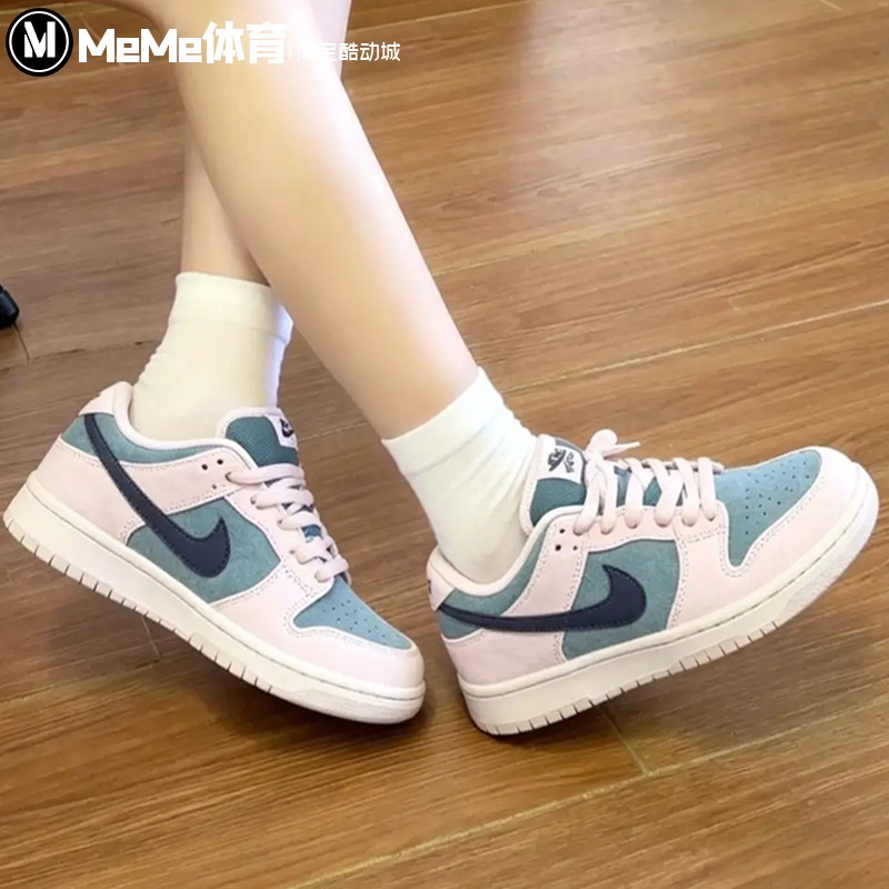 耐克2026夏新品男女鞋DUNK LOW翻毛皮SB滑板鞋复古板鞋HQ1625-300